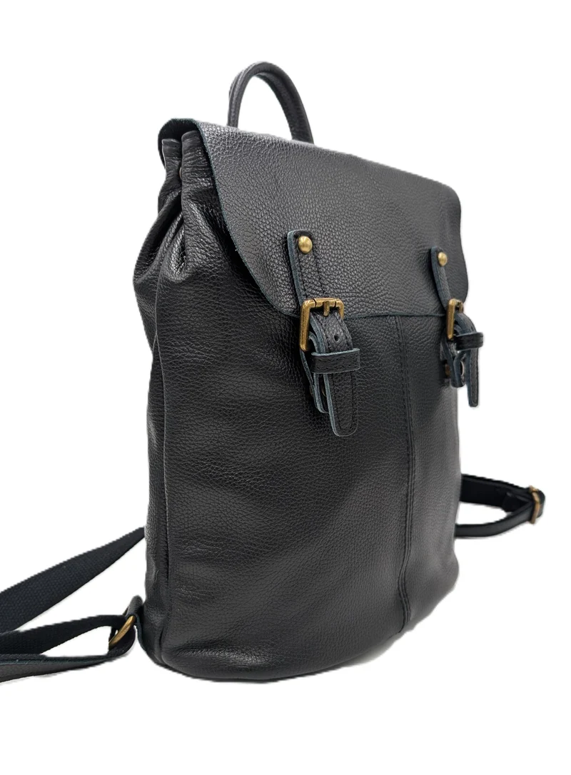 Damen Lederrucksack "Billie" in braun, Vintage Rucksack - Tagesrucksack