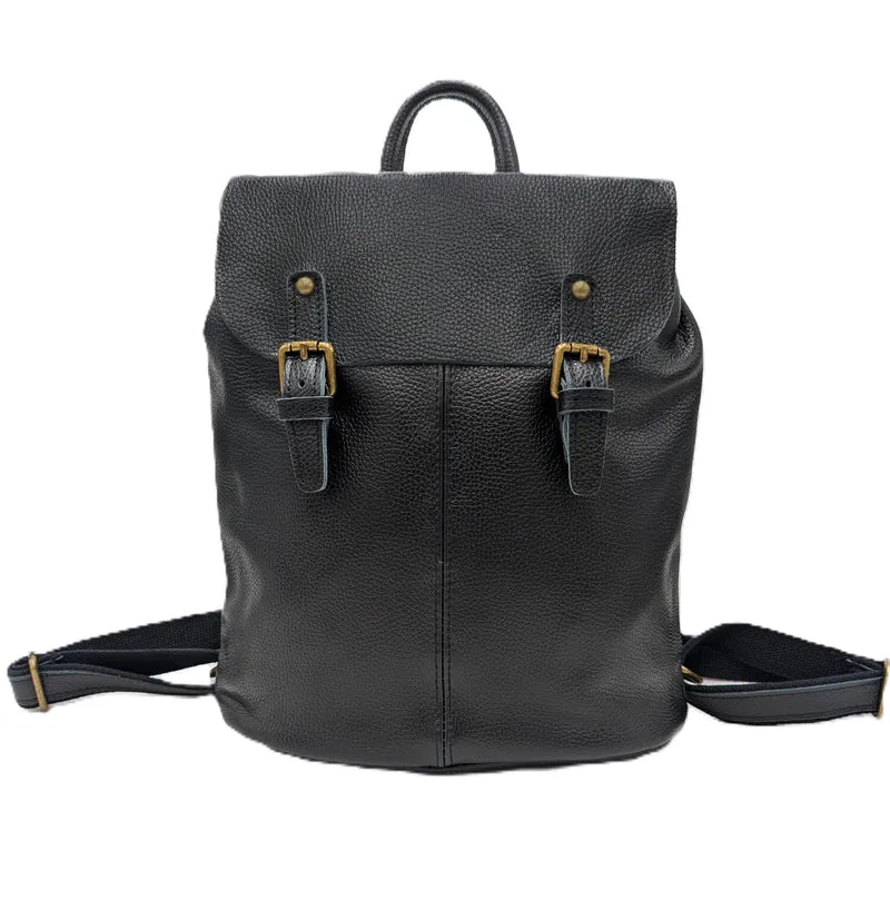 Damen Lederrucksack "Billie" in braun, Vintage Rucksack - Tagesrucksack