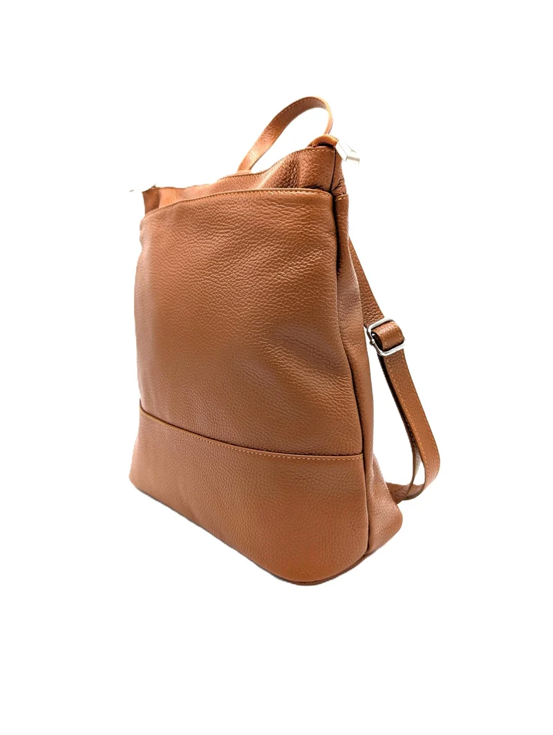 Wandelbarer Leder Rucksack – "Gabrielle", Handtasche, Schultertasche, Henkeltasche in einem.