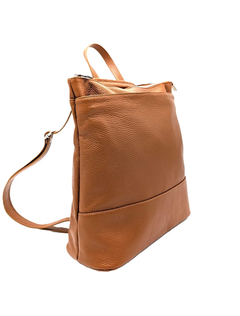 Wandelbarer Leder Rucksack – "Gabrielle", Handtasche, Schultertasche, Henkeltasche in einem.