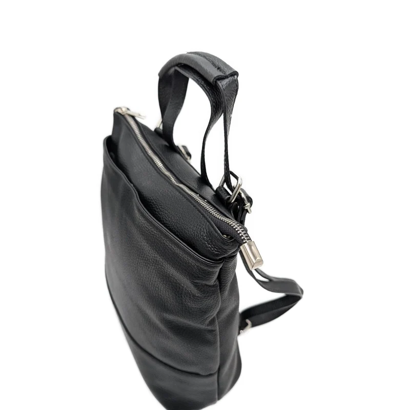 Wandelbarer Leder Rucksack – "Gabrielle", Handtasche, Schultertasche, Henkeltasche in einem.
