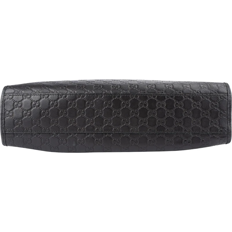 Gucci Guccissima Leather Web Detail Briefcase Handbag