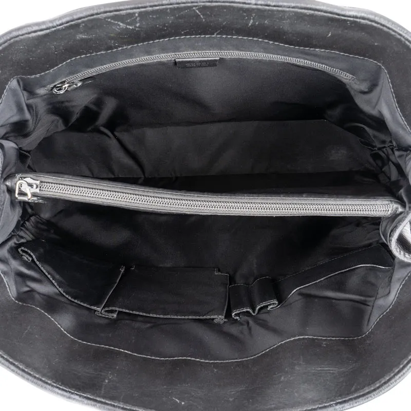 Gucci Guccissima Leather Web Detail Briefcase Handbag