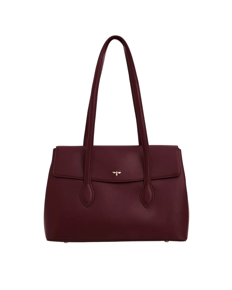 Romilly Shoulder Bag in Burgundy