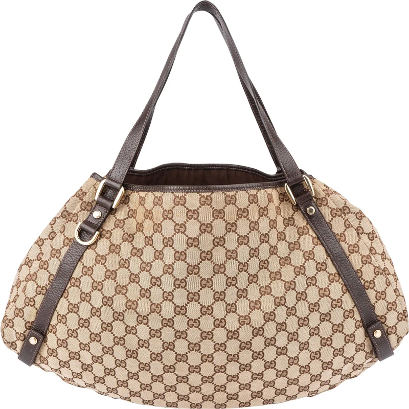 Gucci Monogram GG Canvas Large Abbey Shoulder Bag