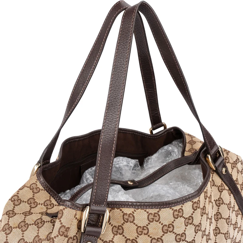 Gucci Monogram GG Canvas Large Abbey Shoulder Bag