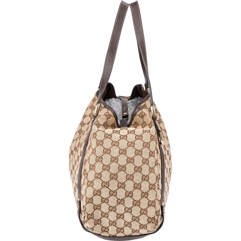 Gucci Monogram GG Canvas Large Abbey Shoulder Bag