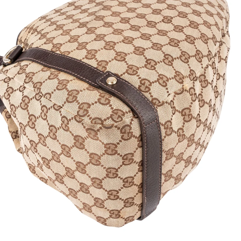 Gucci Monogram GG Canvas Large Abbey Shoulder Bag