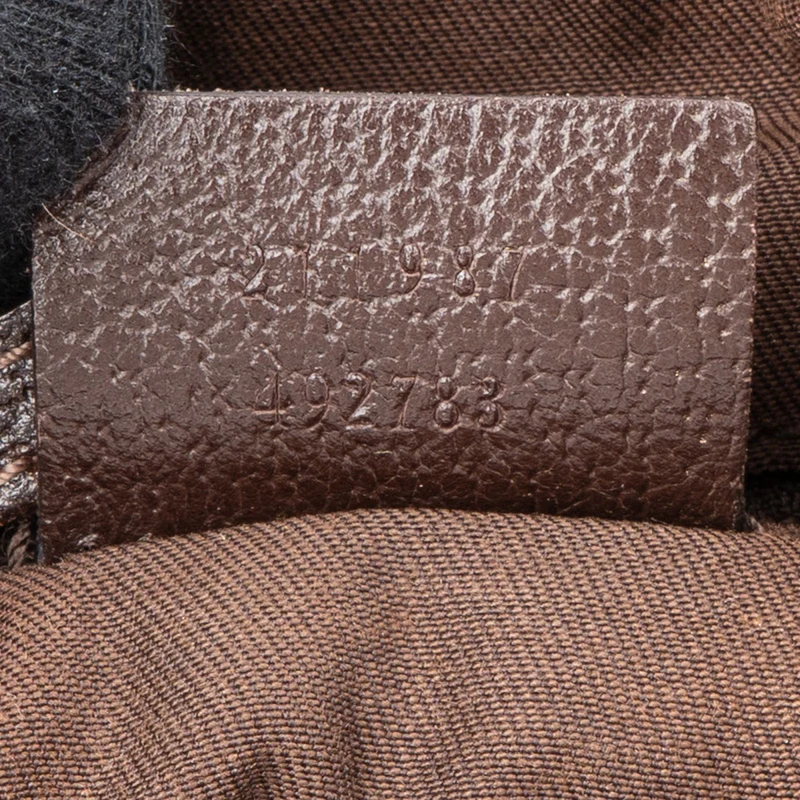 Gucci Monogram GG Canvas Large Abbey Shoulder Bag