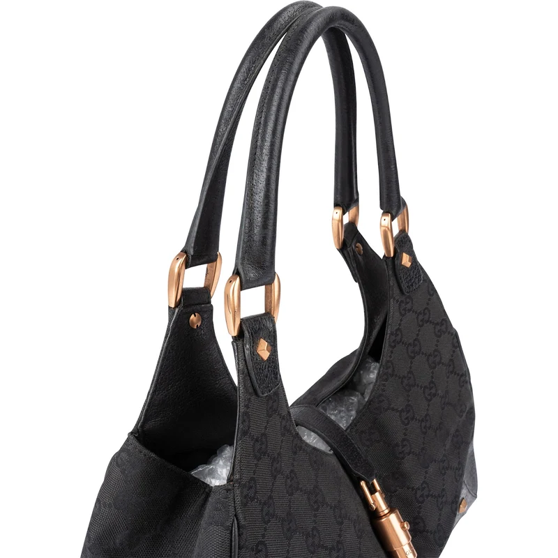 Gucci Monogram GG Canvas New Jackie Studs Shoulder Bag