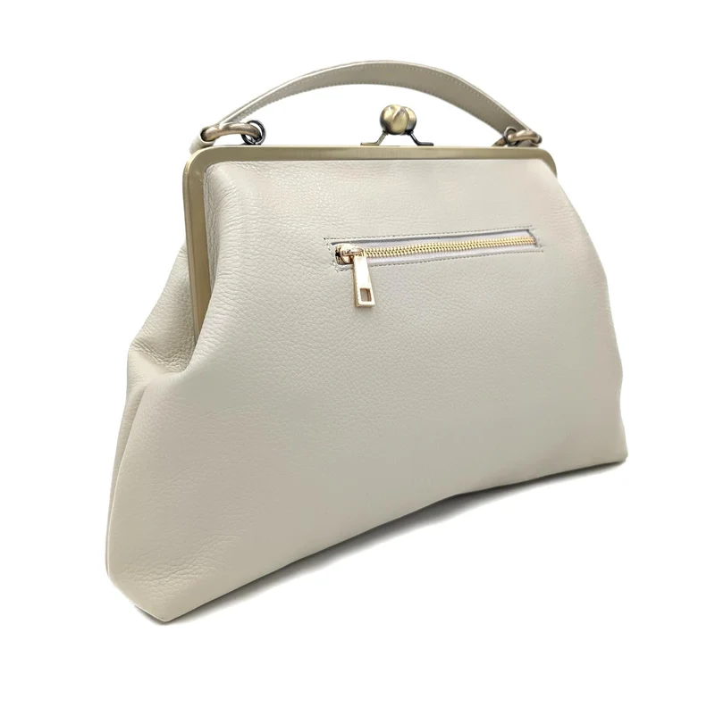 Retro Lederhandtasche – Elegante Henkeltasche & Schultertasche im Vintage Stil