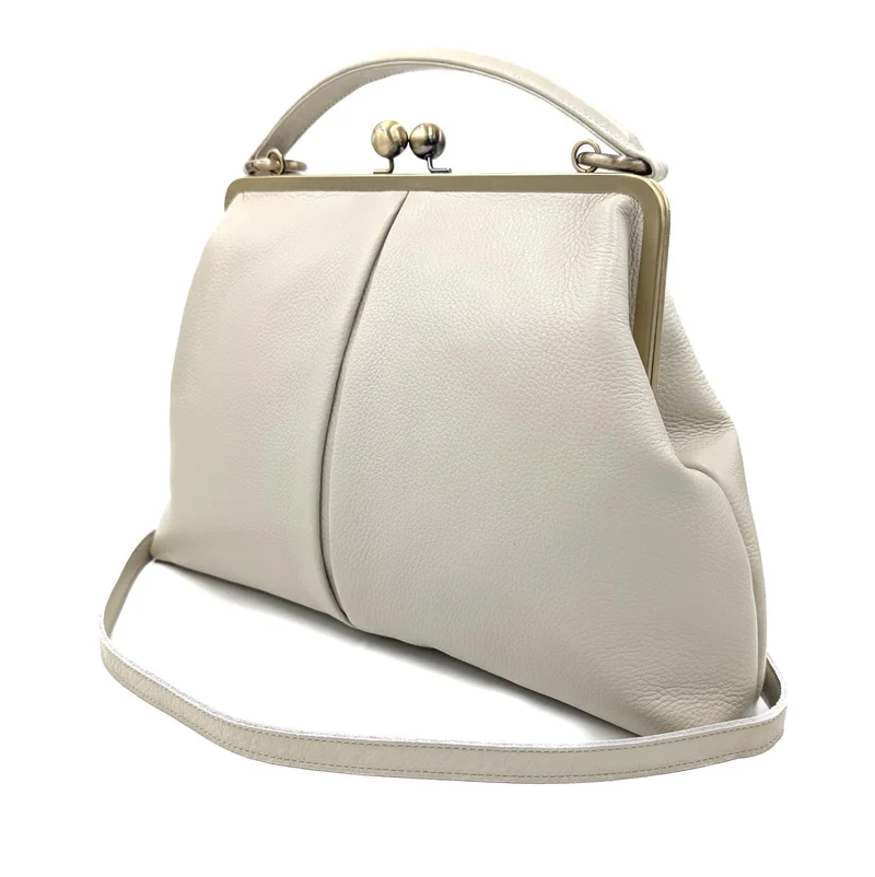 Retro Lederhandtasche – Elegante Henkeltasche & Schultertasche im Vintage Stil