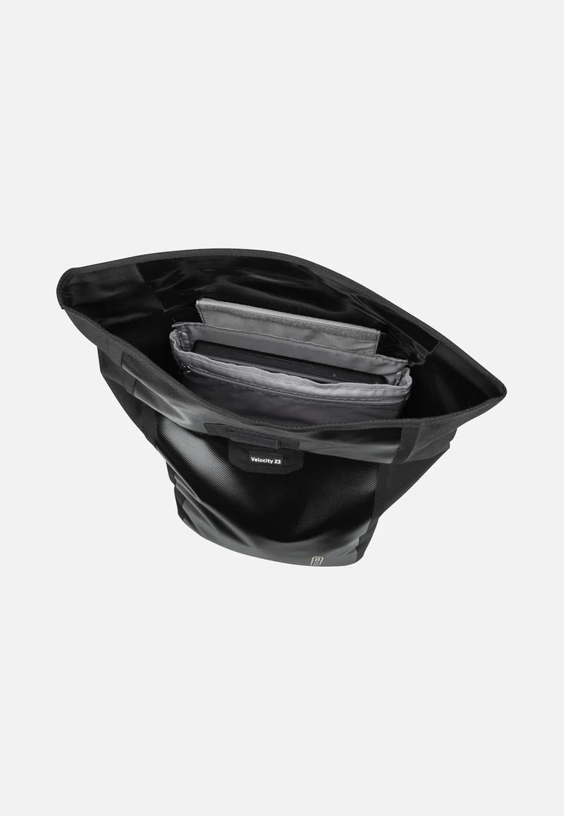 Velocity 23L Schwarz - Rolltop Rucksack