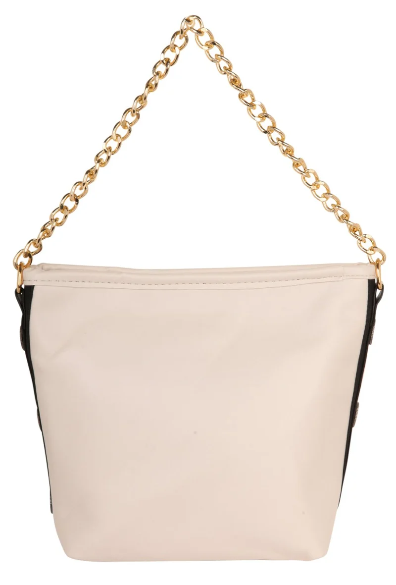 House of Louisa Damen Umhängetasche beige/schwarz LOU1003-BE