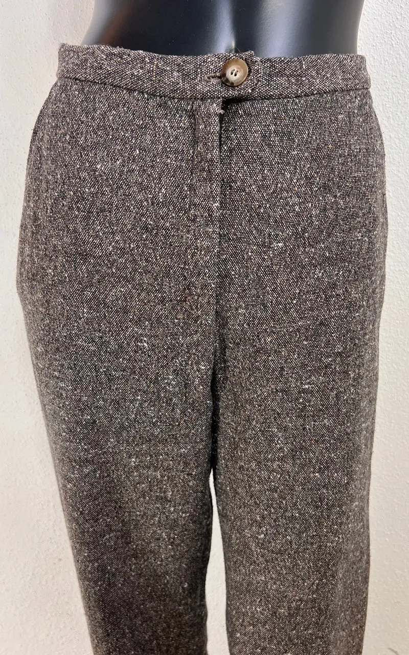 Vintage Tailor-Made Wool Trousers