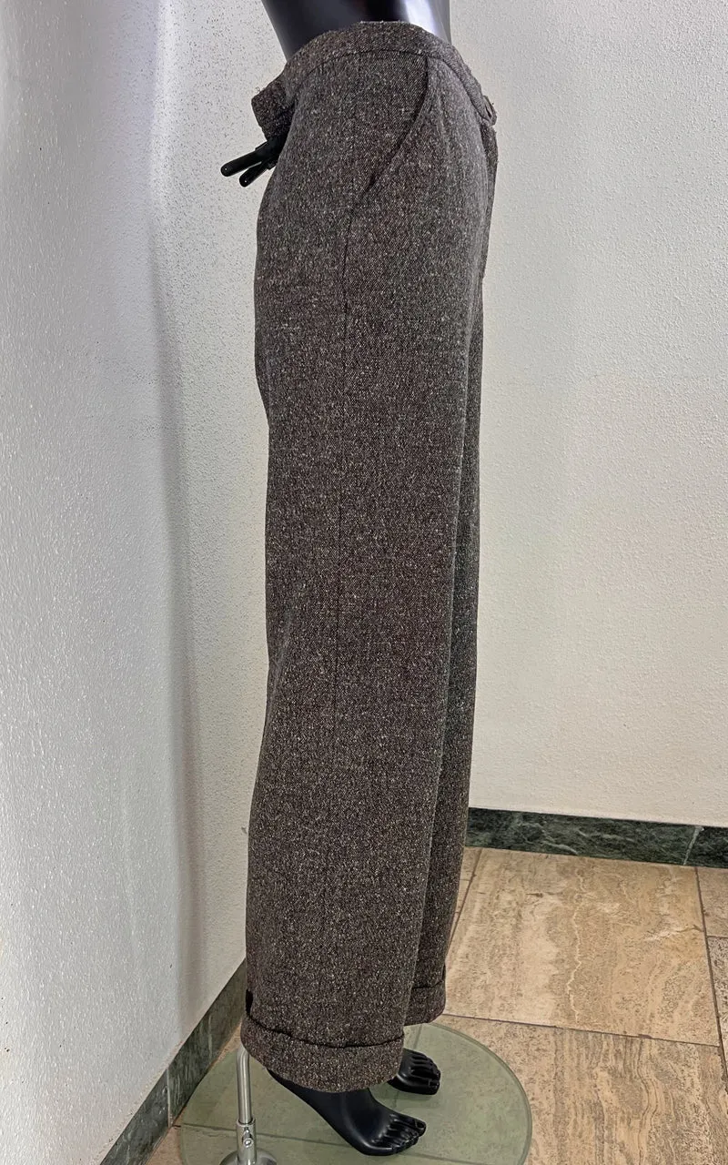 Vintage Tailor-Made Wool Trousers