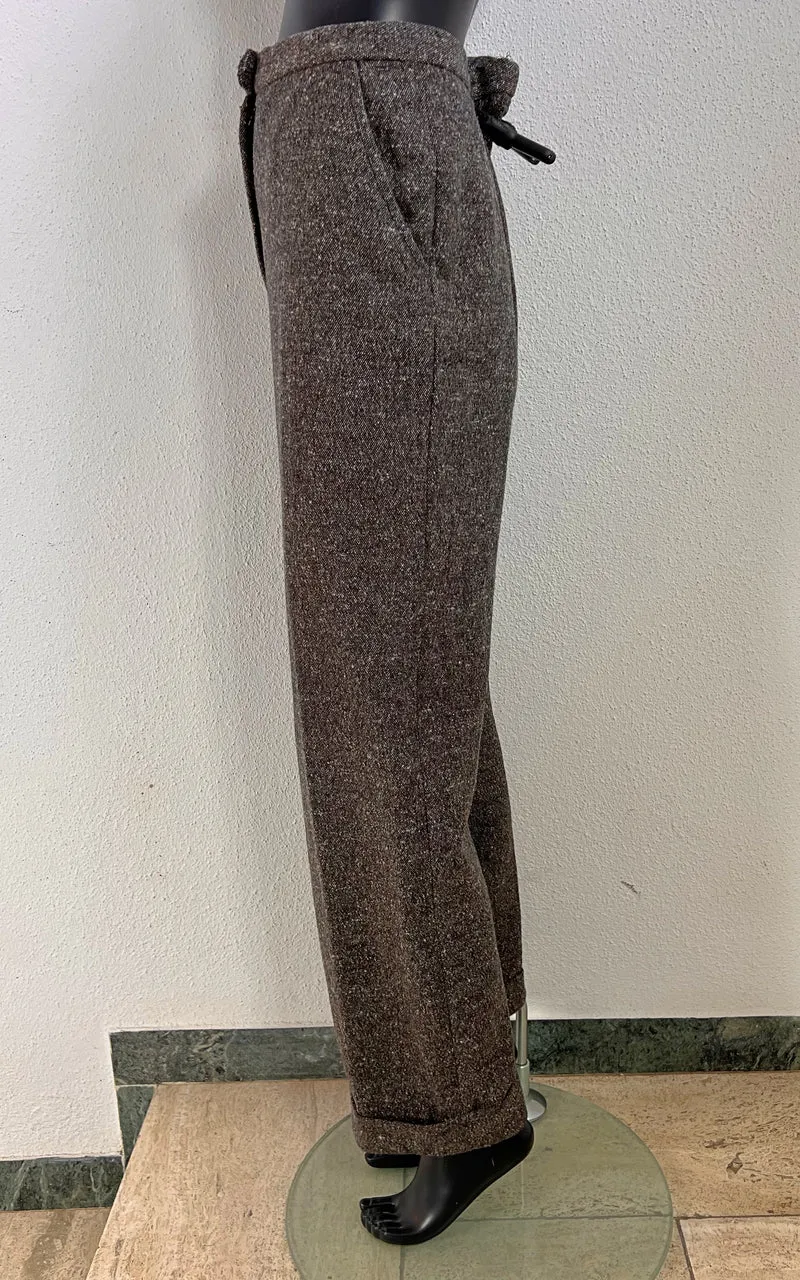 Vintage Tailor-Made Wool Trousers