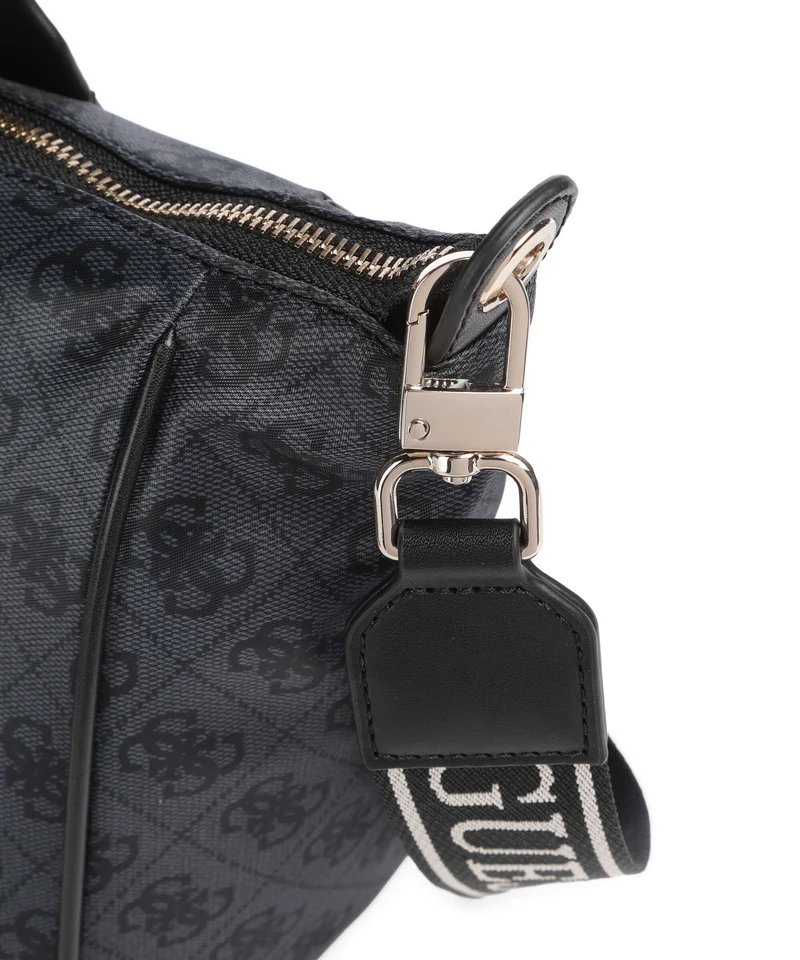 Guess Adrian Logo Small Handtasche coal logo