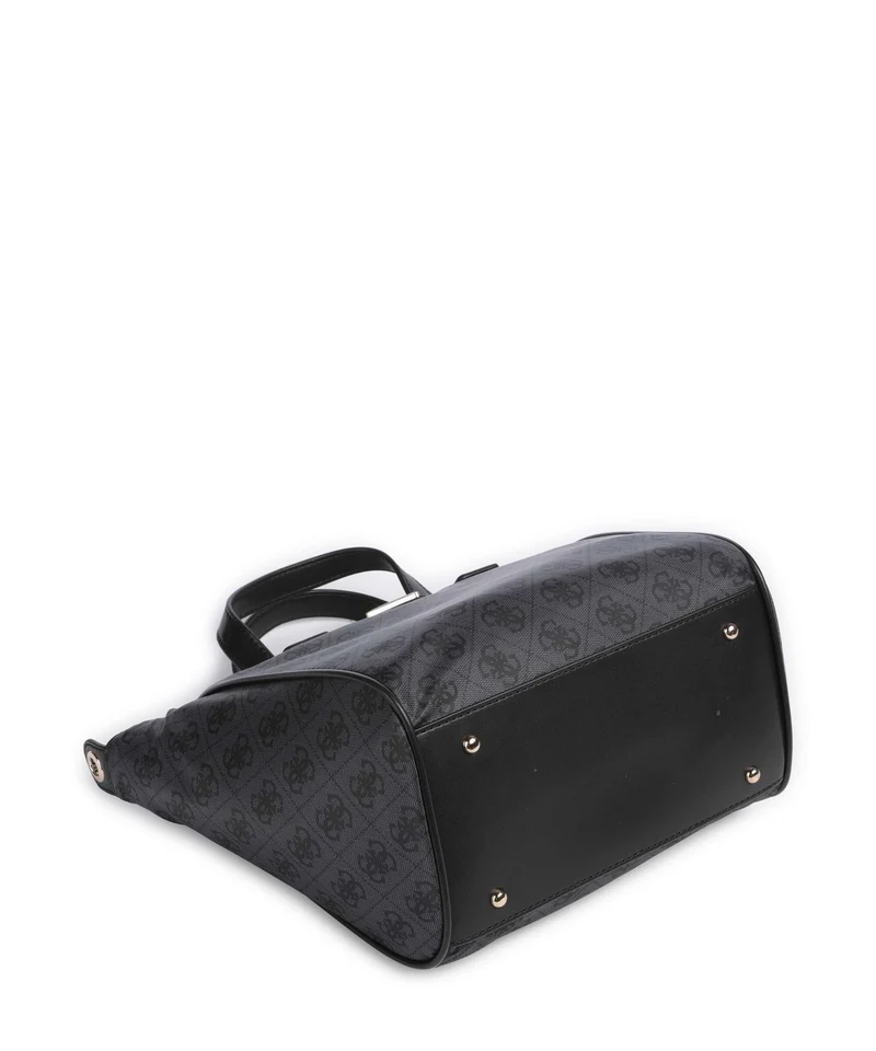 Guess Adrian Logo Small Handtasche coal logo