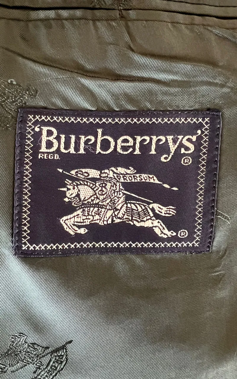 Vintage MENS Burberry “Bennet” Houndstooth Blazer
