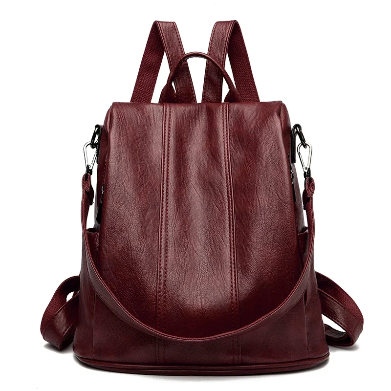 VINTAGE Kleiner Rucksack aus veganem Leder