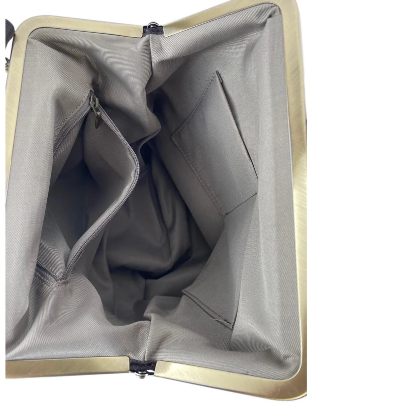 Rosa Retro Handtasche Damen Umhängetasche Leder – Zoe Schulter- und Henkeltasche mit Schnappverschluss