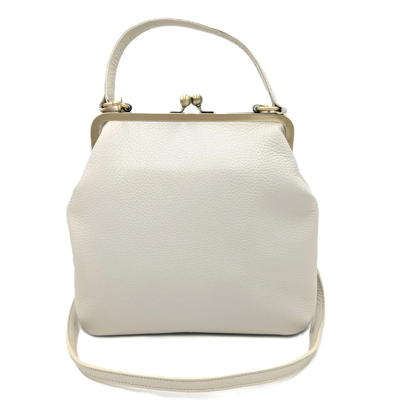 Rosa Retro Handtasche Damen Umhängetasche Leder – Zoe Schulter- und Henkeltasche mit Schnappverschluss
