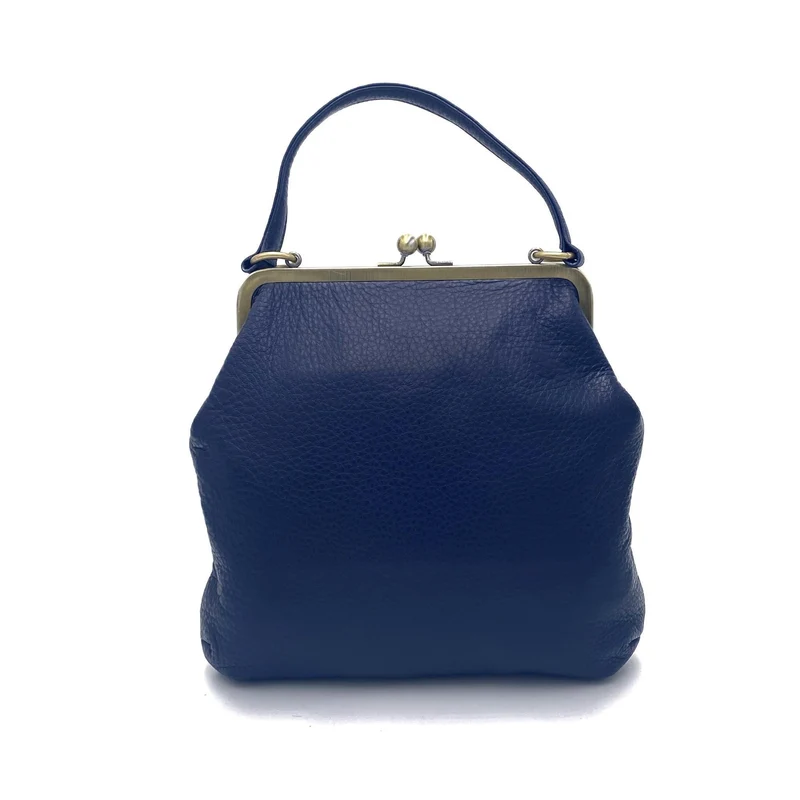 Rosa Retro Handtasche Damen Umhängetasche Leder – Zoe Schulter- und Henkeltasche mit Schnappverschluss