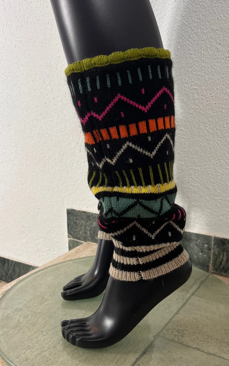 Gudrun Sjödén Multicoloured Knit Leg Warmers