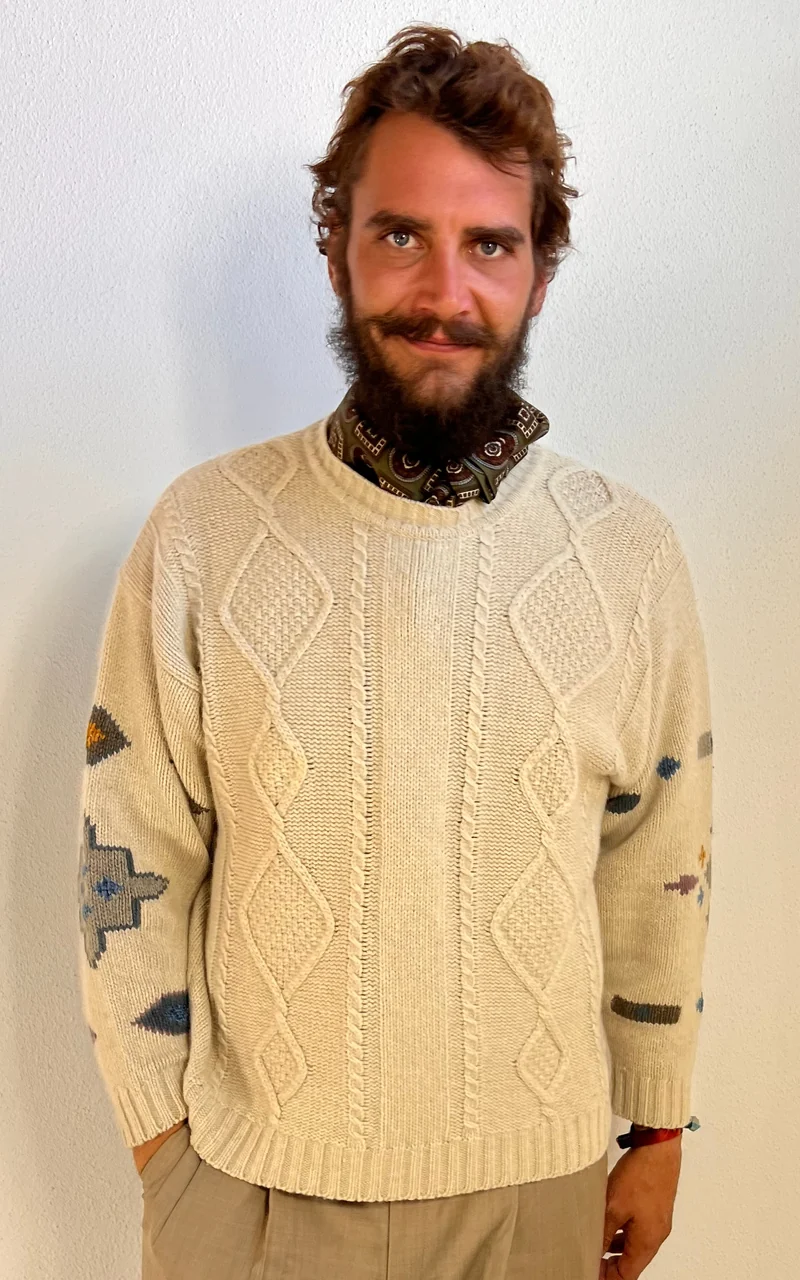 Vintage MENS Galatioto Italian Very Soft Wool Sweater