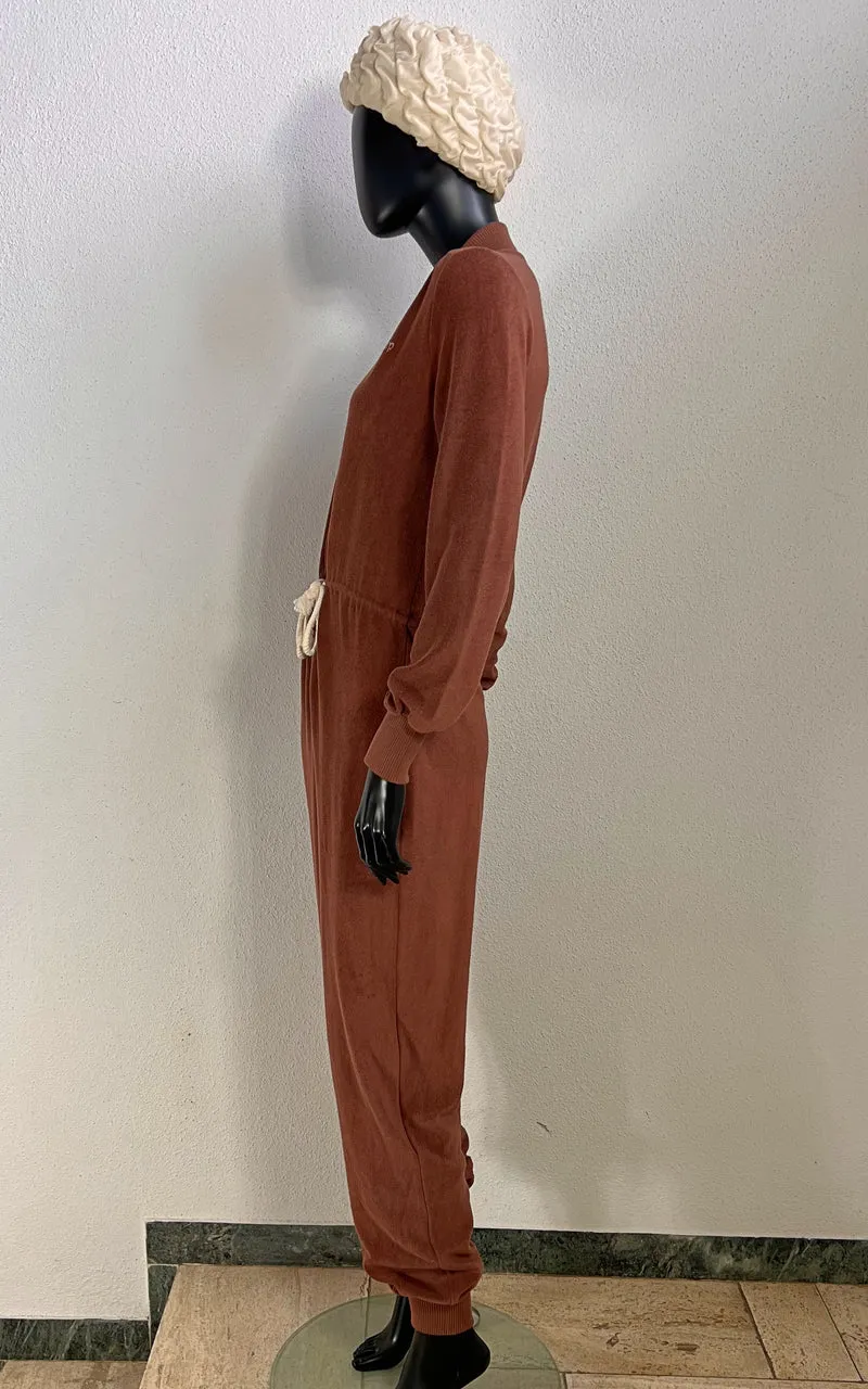 Vintage 1970s Rene Philip Terry Cloth Jumpsuit
