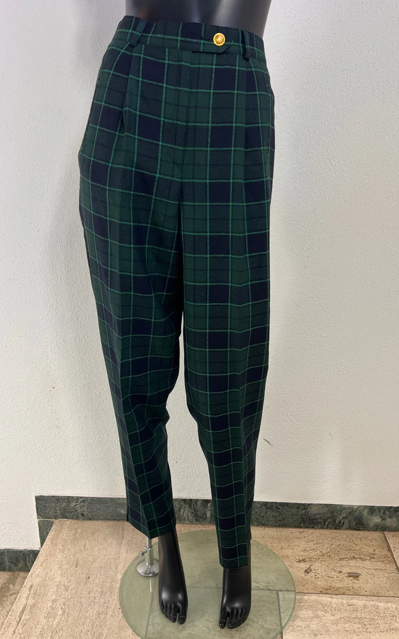 Vintage Yarell Wool Tartan Trouser