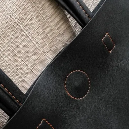 MODERN Vegane Schultertasche aus Leder