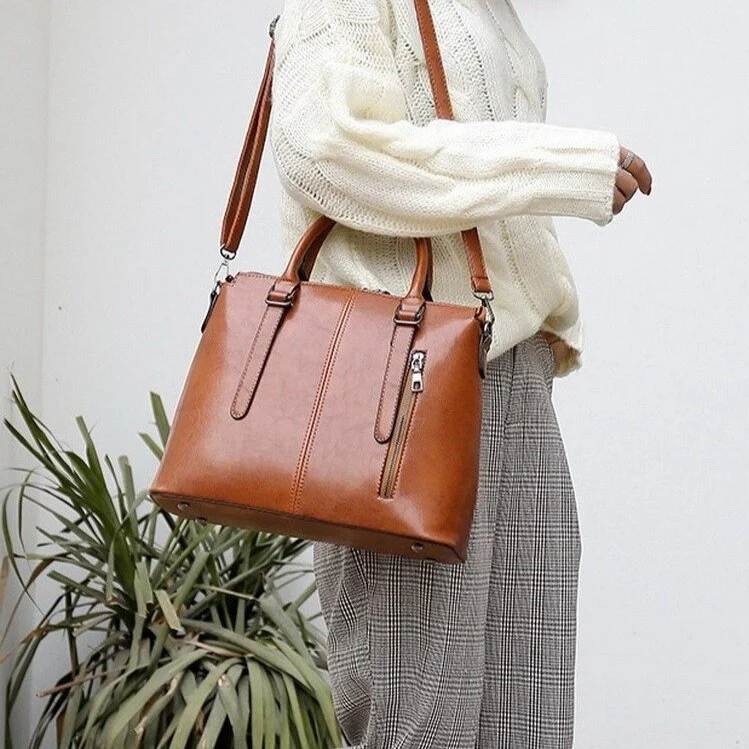 CLASSIC Vegane Lederhandtasche