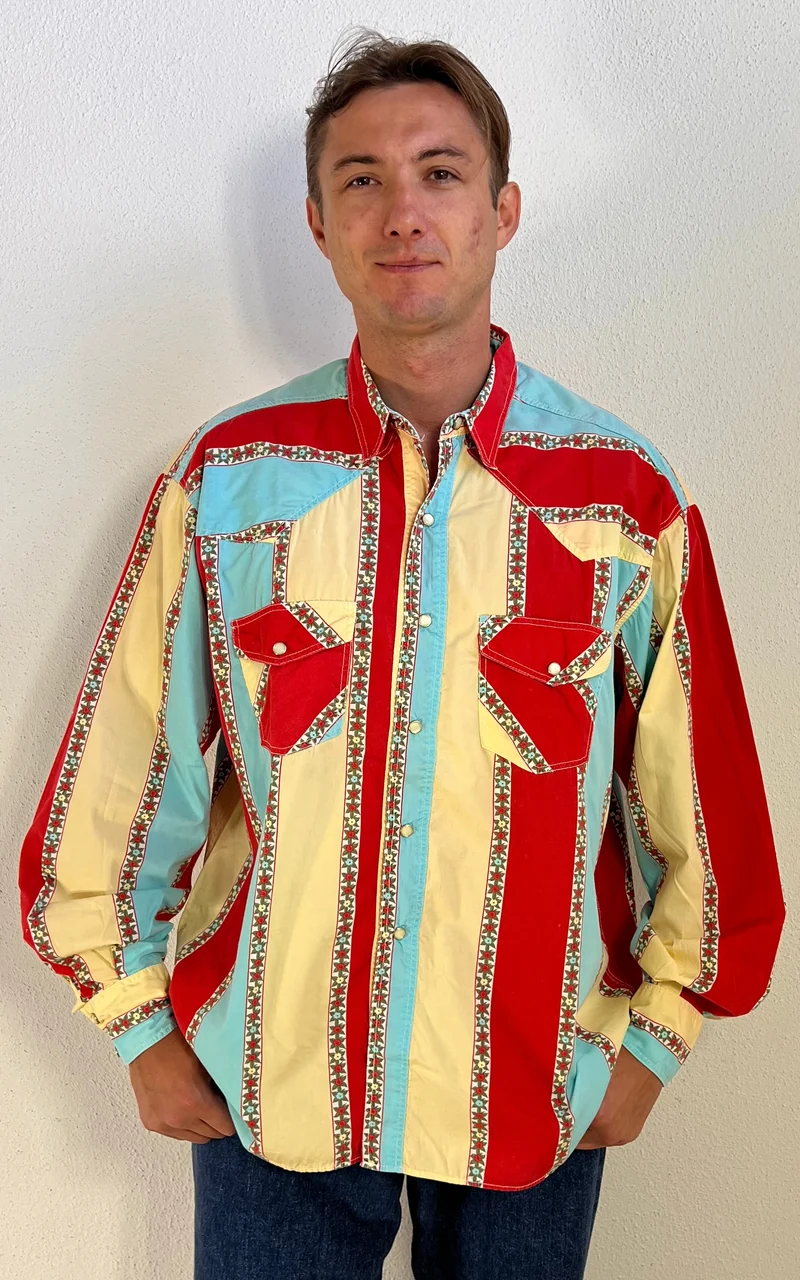 Vintage 90s MENS Replay Western Shirt
