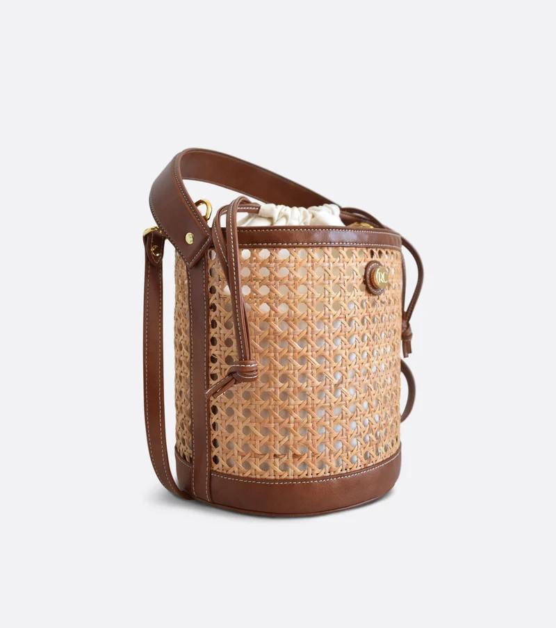 Sac seau Bali en paille