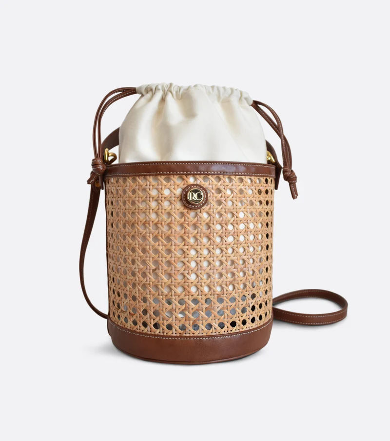 Sac seau Bali en paille