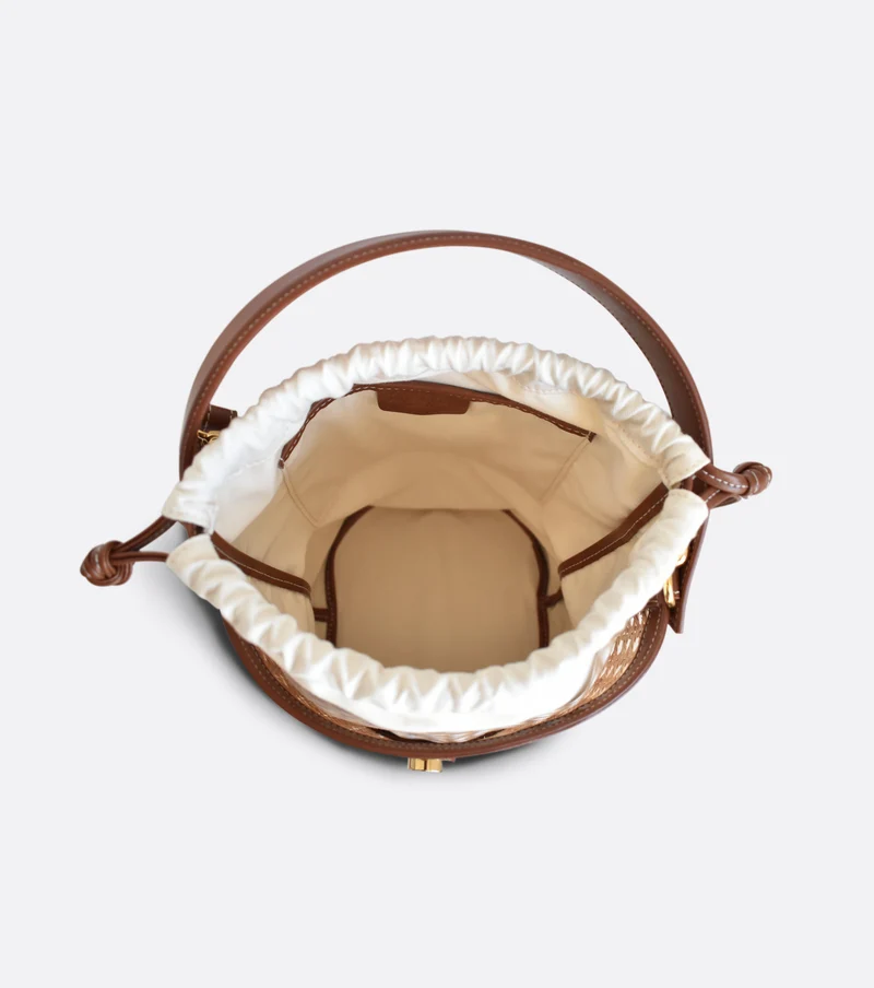 Sac seau Bali en paille