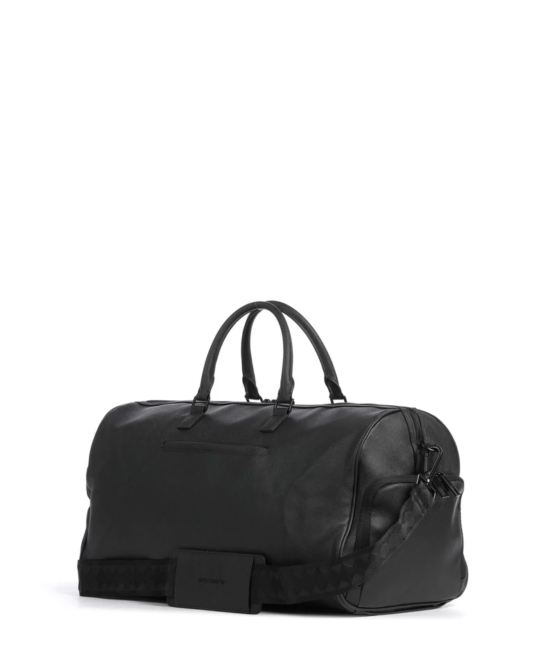 Sprayground Blacked Out Embossed Gold Tooth Weekender black