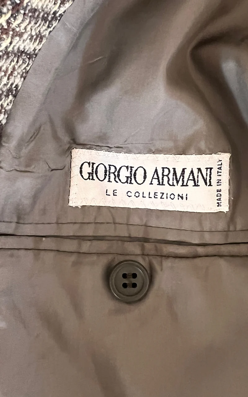 Vintage MENS Giorgio Armani Le Collezioni Checked Blazer