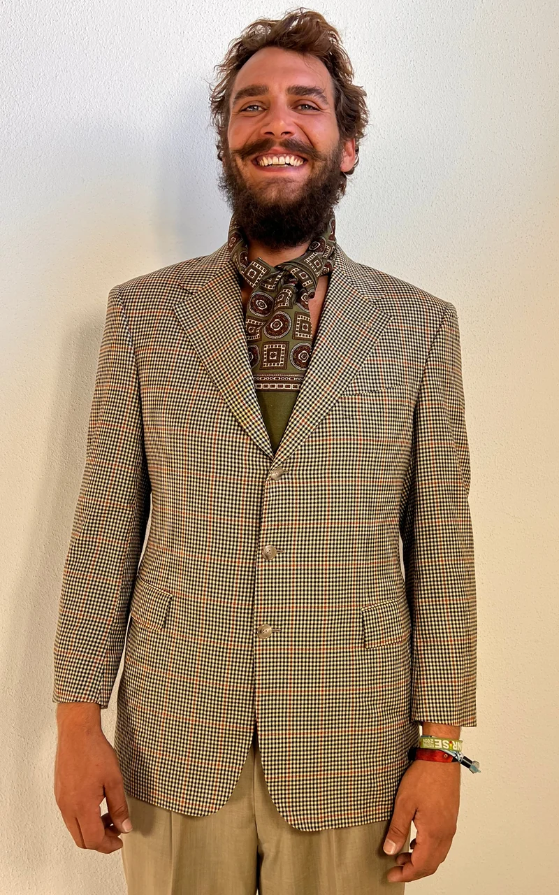 Vintage MENS Regent Wool Check Blazer