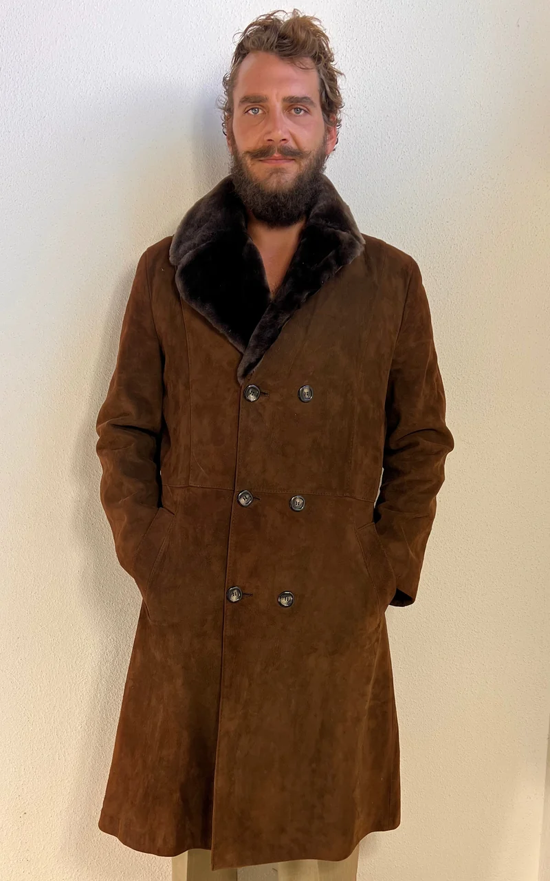 Vintage 70s MENS Salamander Exclusive Brown ''Shearling Coat''