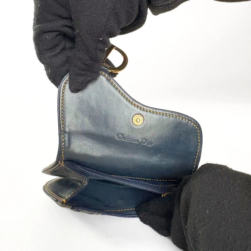Dior Saddle Wallet Oblique Canvas