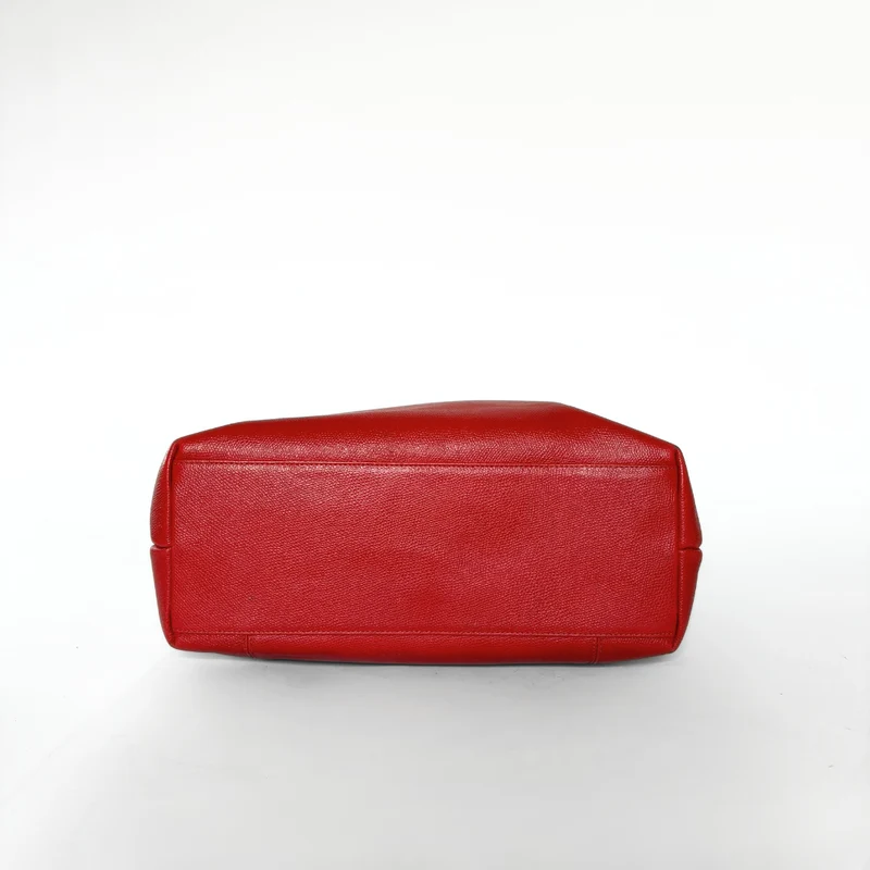 Chanel Große Shopper Rotes Leder