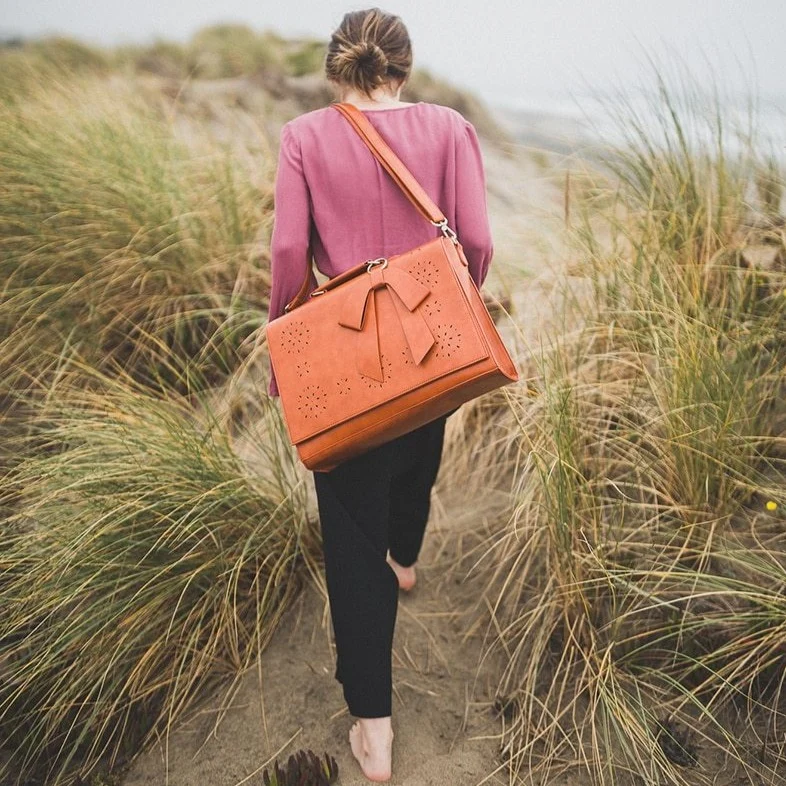ECOSUSI Große vegane Laptoptasche