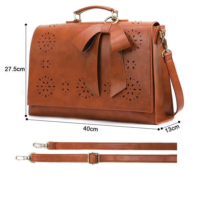 ECOSUSI Große vegane Laptoptasche
