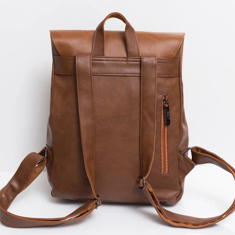 DREI BOX Vegan Leder Dual Strap Rucksack