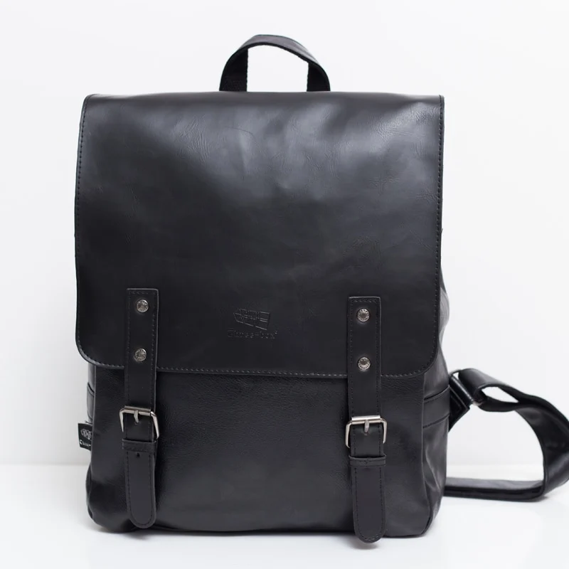 DREI BOX Vegan Leder Dual Strap Rucksack