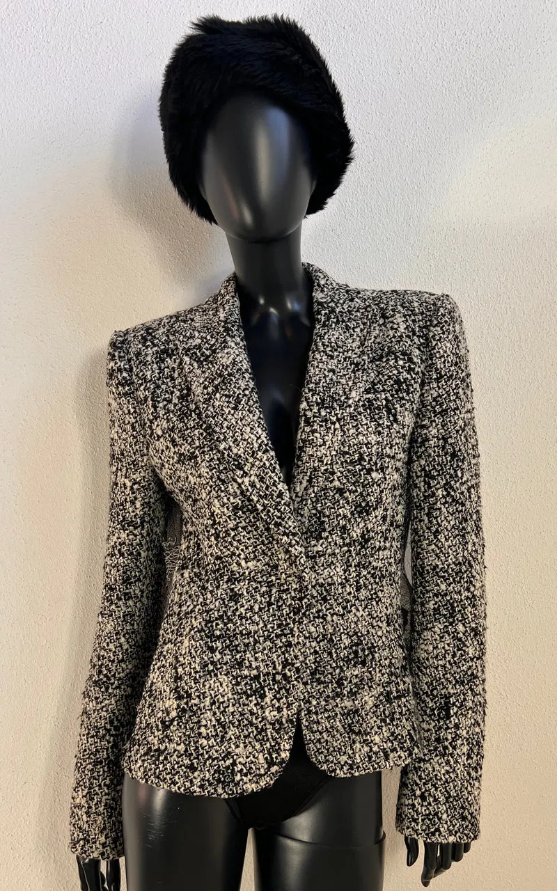 Gianfranco Ferré Wool & Silk Cut-Out Lace Blazer