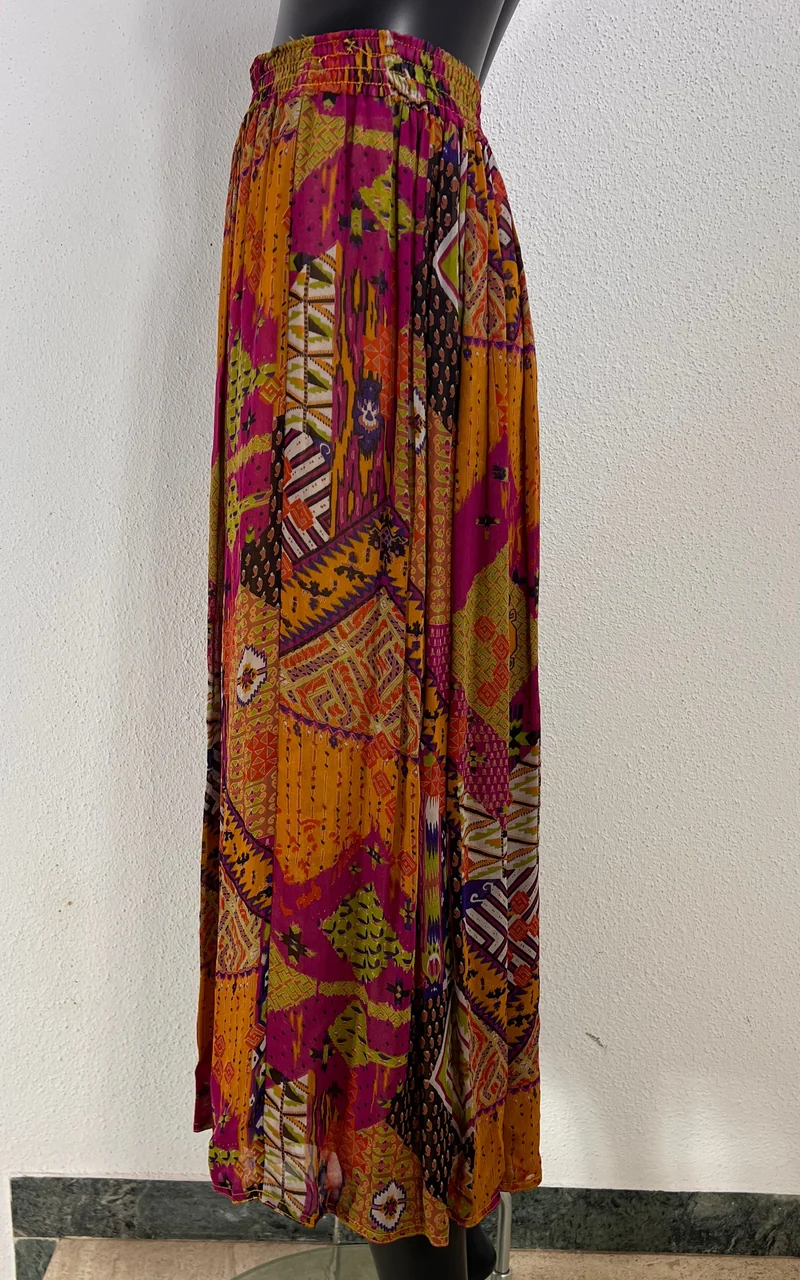Vintage Abstract Pattern 90s Skirt